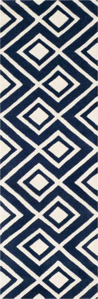 Safavieh Chatham 742 Dark Blue/Ivory Area Rug 