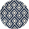 Safavieh Chatham 742 Dark Blue/Ivory Area Rug Round