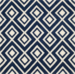 Safavieh Chatham 742 Dark Blue/Ivory Area Rug Square