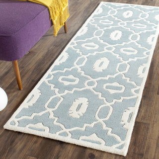 Safavieh Chatham 745 Blue/Ivory Area Rug Room Scene