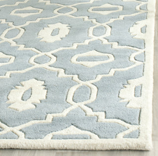 Safavieh Chatham 745 Blue/Ivory Area Rug Detail