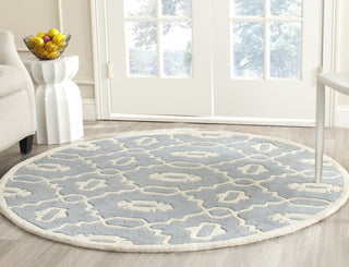 Safavieh Chatham 745 Blue/Ivory Area Rug Room Scene