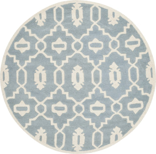 Safavieh Chatham 745 Blue/Ivory Area Rug Round