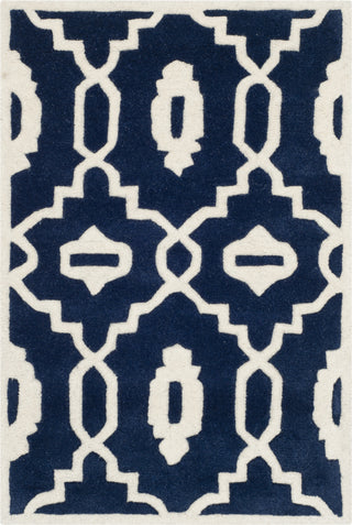 Safavieh Chatham 745 Dark Blue/Ivory Area Rug 