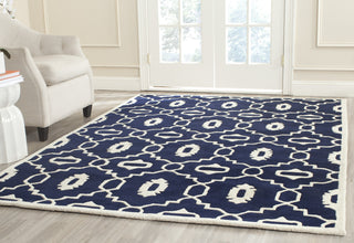 Safavieh Chatham 745 Dark Blue/Ivory Area Rug Room Scene