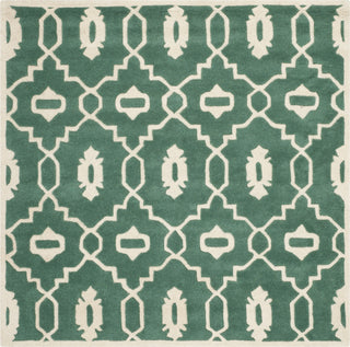 Safavieh Chatham 745 Teal/Ivory Area Rug Square