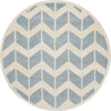 Safavieh Chatham 746 Blue/Ivory Area Rug Round