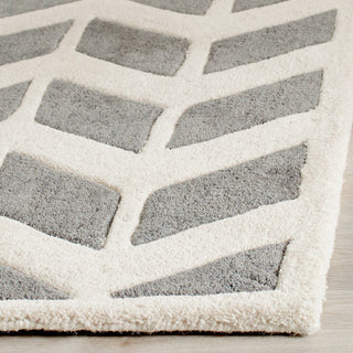 Safavieh Chatham 746 Dark Grey/Ivory Area Rug Detail