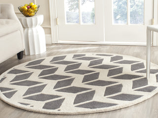 Safavieh Chatham 746 Dark Grey/Ivory Area Rug Room Scene