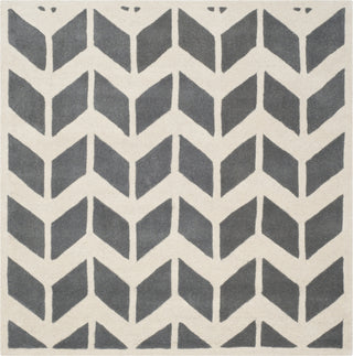 Safavieh Chatham 746 Dark Grey/Ivory Area Rug Square