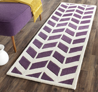 Safavieh Chatham 746 Purple/Ivory Area Rug Room Scene Feature