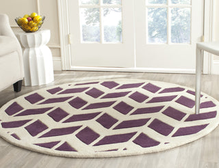 Safavieh Chatham 746 Purple/Ivory Area Rug Room Scene