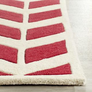 Safavieh Chatham 746 Red/Ivory Area Rug Detail