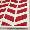 Safavieh Chatham 746 Red/Ivory Area Rug Detail