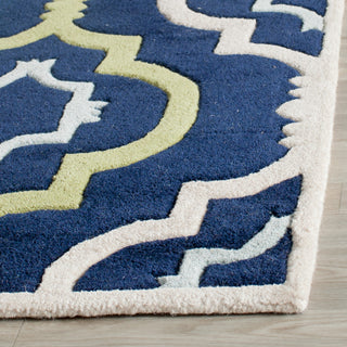 Safavieh Chatham 747 Dark Blue/Multi Area Rug Detail