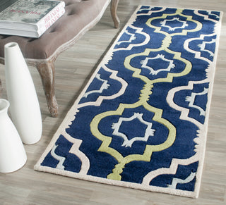 Safavieh Chatham 747 Dark Blue/Multi Area Rug Room Scene