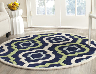 Safavieh Chatham 747 Dark Blue/Multi Area Rug Room Scene