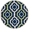 Safavieh Chatham 747 Dark Blue/Multi Area Rug Round