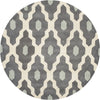 Safavieh Chatham 748 Ivory/Dark Grey Area Rug Round