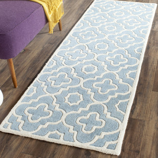 Safavieh Chatham 750 Blue/Ivory Area Rug Room Scene