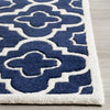 Safavieh Chatham 750 Dark Blue/Ivory Area Rug Detail