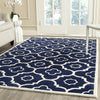 Safavieh Chatham 750 Dark Blue/Ivory Area Rug Room Scene Feature