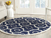 Safavieh Chatham 750 Dark Blue/Ivory Area Rug Room Scene
