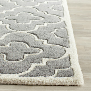 Safavieh Chatham 750 Dark Grey/Ivory Area Rug Detail