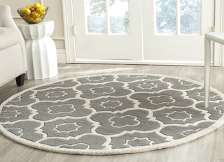 Safavieh Chatham 750 Dark Grey/Ivory Area Rug Room Scene