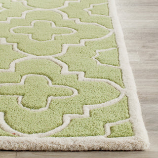 Safavieh Chatham 750 Green/Ivory Area Rug Detail