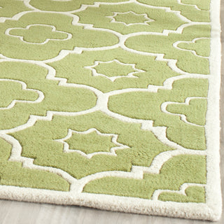 Safavieh Chatham 750 Green/Ivory Area Rug Detail