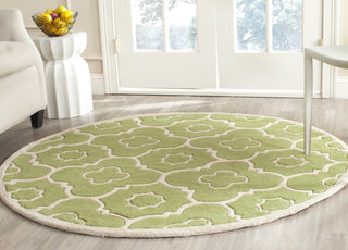 Safavieh Chatham 750 Green/Ivory Area Rug Room Scene