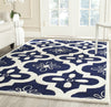 Safavieh Chatham 751 Dark Blue/Ivory Area Rug Room Scene Feature
