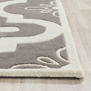 Safavieh Chatham 751 Dark Grey/Ivory Area Rug Detail