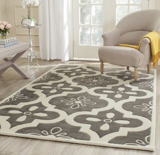 Safavieh Chatham 751 Dark Grey/Ivory Area Rug Room Scene Feature