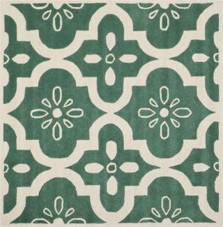 Safavieh Chatham 751 Teal/Ivory Area Rug Square