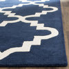 Safavieh Chatham 753 Dark Blue/Ivory Area Rug Detail