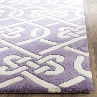 Safavieh Chatham 754 Purple/Ivory Area Rug Detail