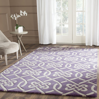 Safavieh Chatham 754 Purple/Ivory Area Rug Room Scene Feature