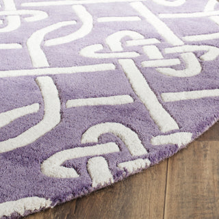 Safavieh Chatham 754 Purple/Ivory Area Rug Detail