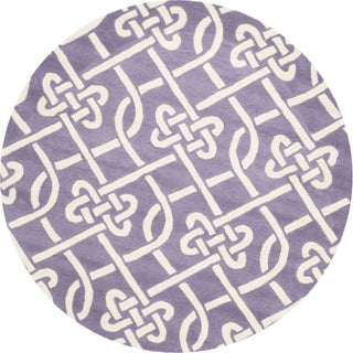 Safavieh Chatham 754 Purple/Ivory Area Rug Round