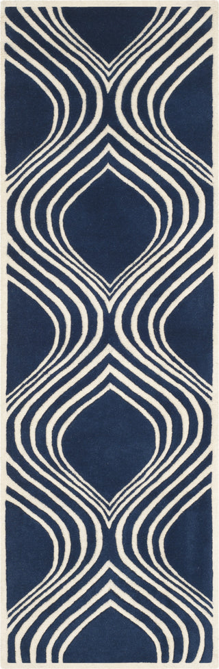 Safavieh Chatham 758 Dark Blue/Ivory Area Rug 