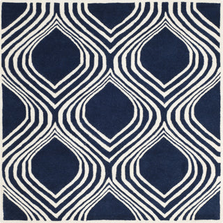 Safavieh Chatham 758 Dark Blue/Ivory Area Rug Square