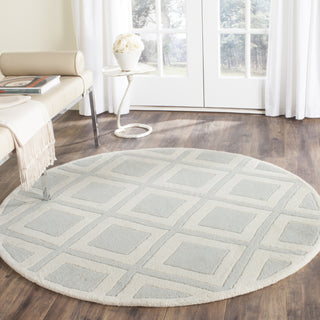 Safavieh Chatham 759 Grey/Ivory Area Rug Room Scene Feature