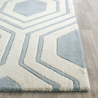 Safavieh Chatham 760 Blue/Ivory Area Rug Detail