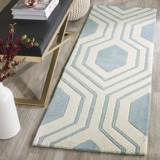 Safavieh Chatham 760 Blue/Ivory Area Rug Room Scene