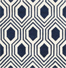 Safavieh Chatham 760 Dark Blue/Ivory Area Rug Square