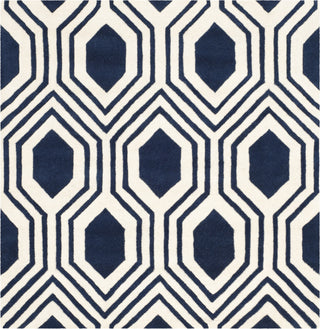 Safavieh Chatham 760 Dark Blue/Ivory Area Rug Square