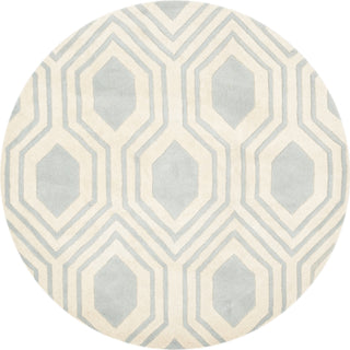 Safavieh Chatham 760 Grey/Ivory Area Rug Round