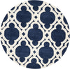 Safavieh Chatham 762 Dark Blue/Ivory Area Rug Round